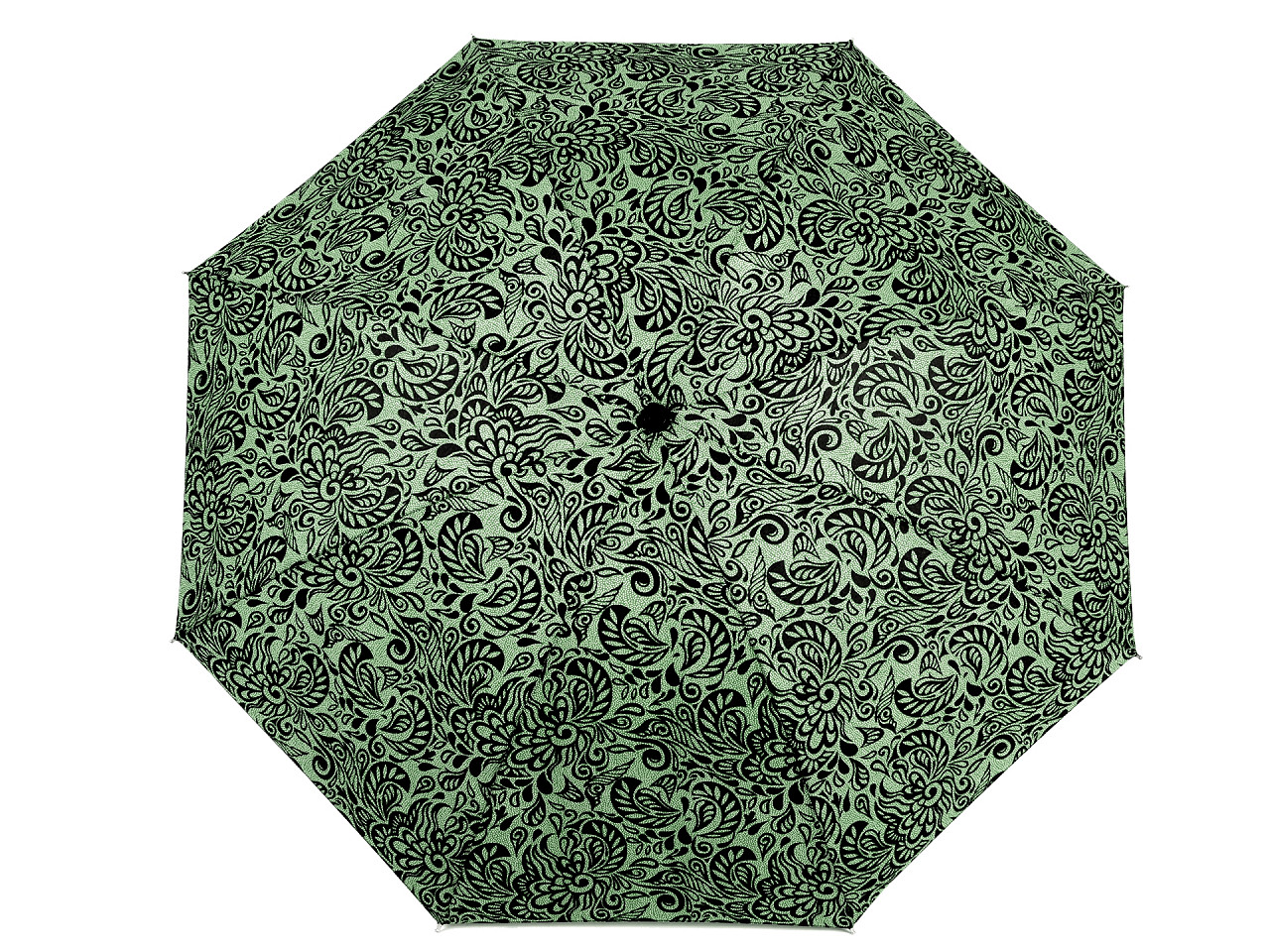 Umbrelă pliabilă pentru femei, verde, 1 buc