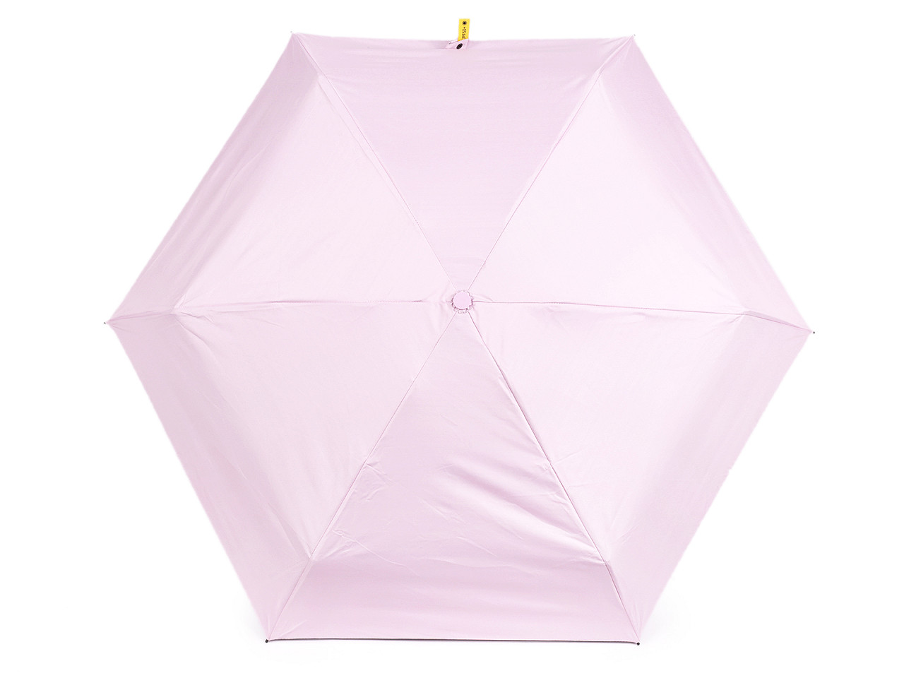 Klappbarer Mini-Regenschirm mit festem Etui, Puder, 1 Stk.