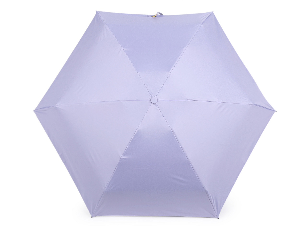 Faltbarer Mini-Regenschirm mit festem Etui, hellstes Violett, 1 Stück