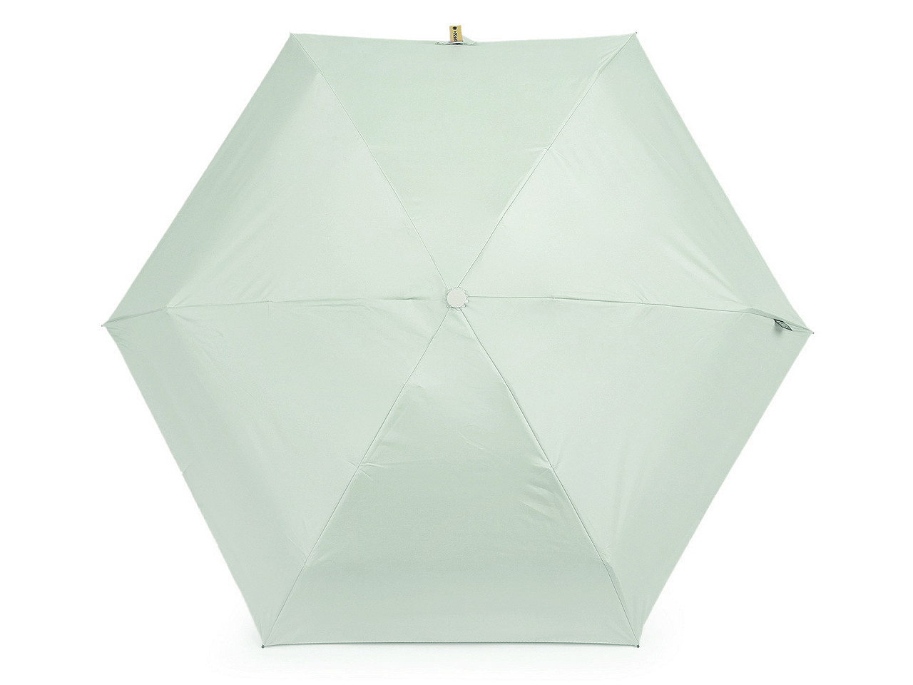 Faltbarer Mini-Regenschirm mit festem Etui, mint, 1 Stk.