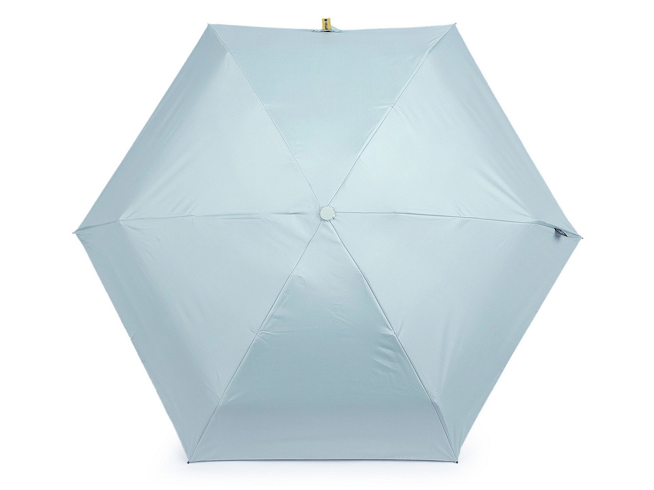 Mini umbrelă pliabilă cu husă rezistentă, albastru deschis, 1 buc