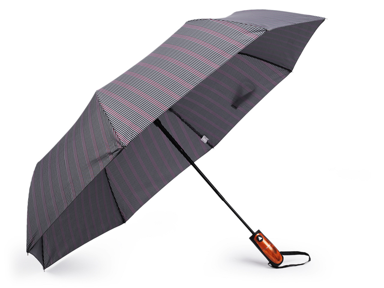 Mens folding umbrella, gray, 1 pc