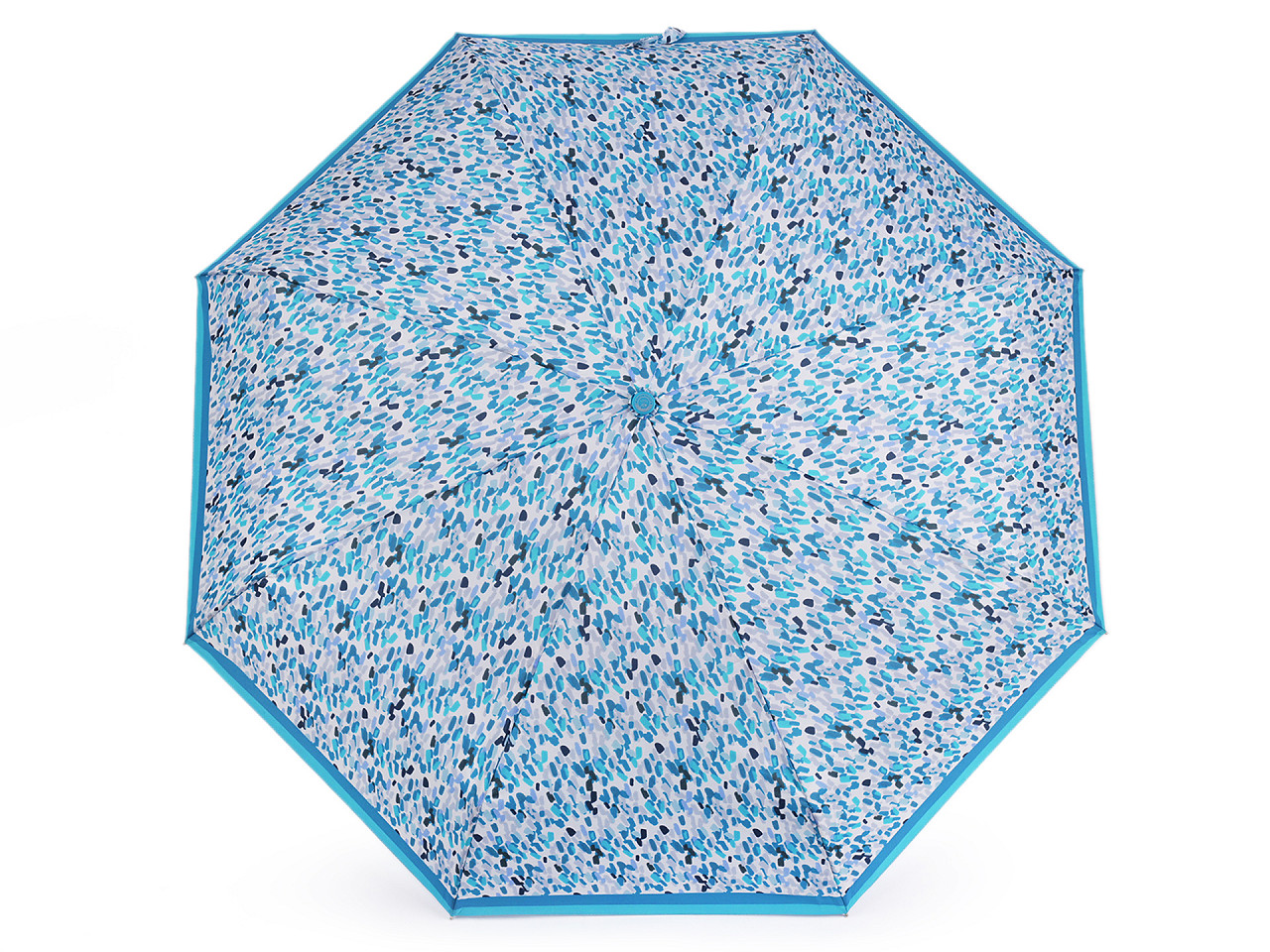 Mini umbrelă pliabilă pentru femei, albastră, 1 buc