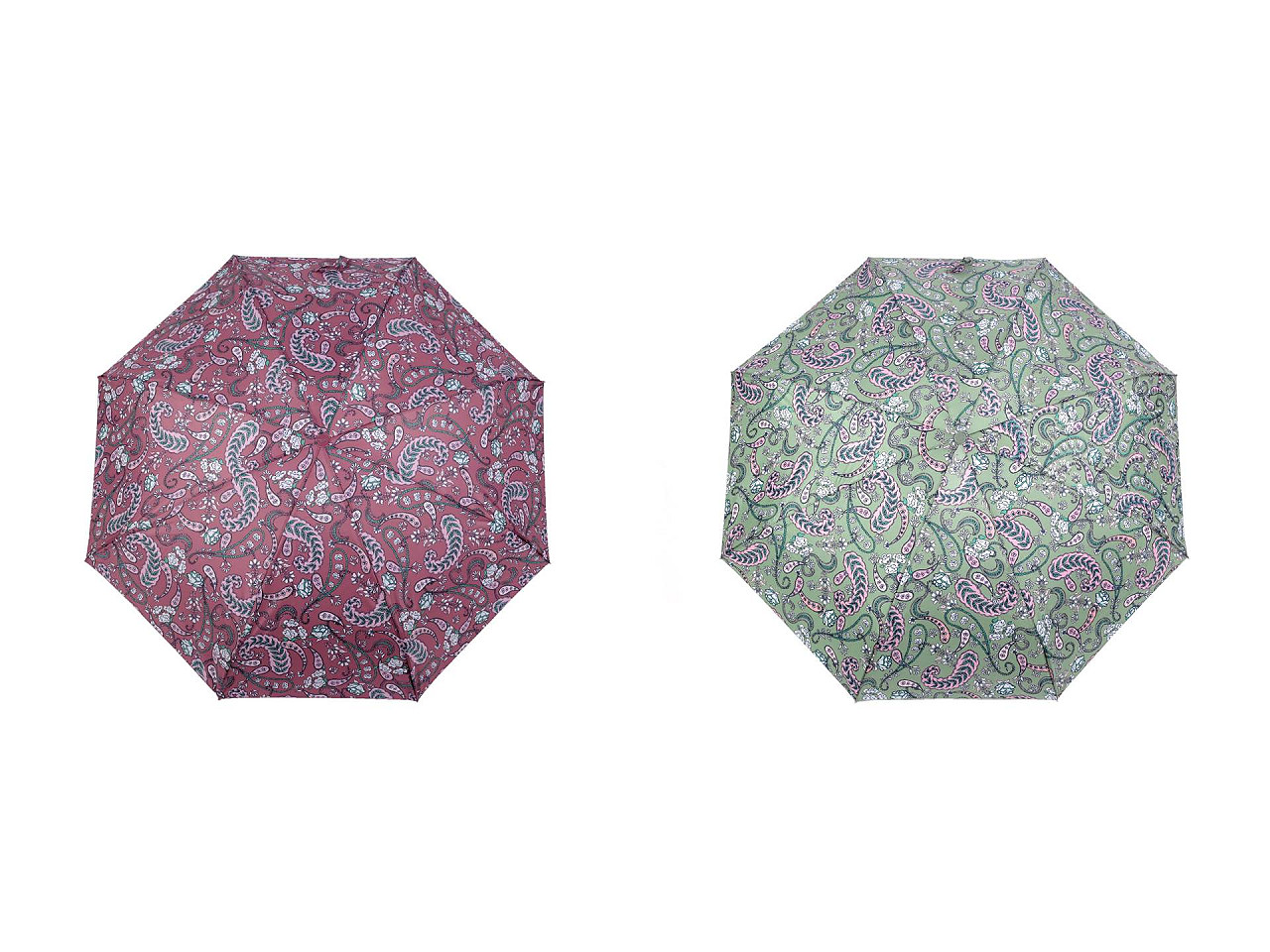 Dámský mini skládací deštník, střední, 7 černá