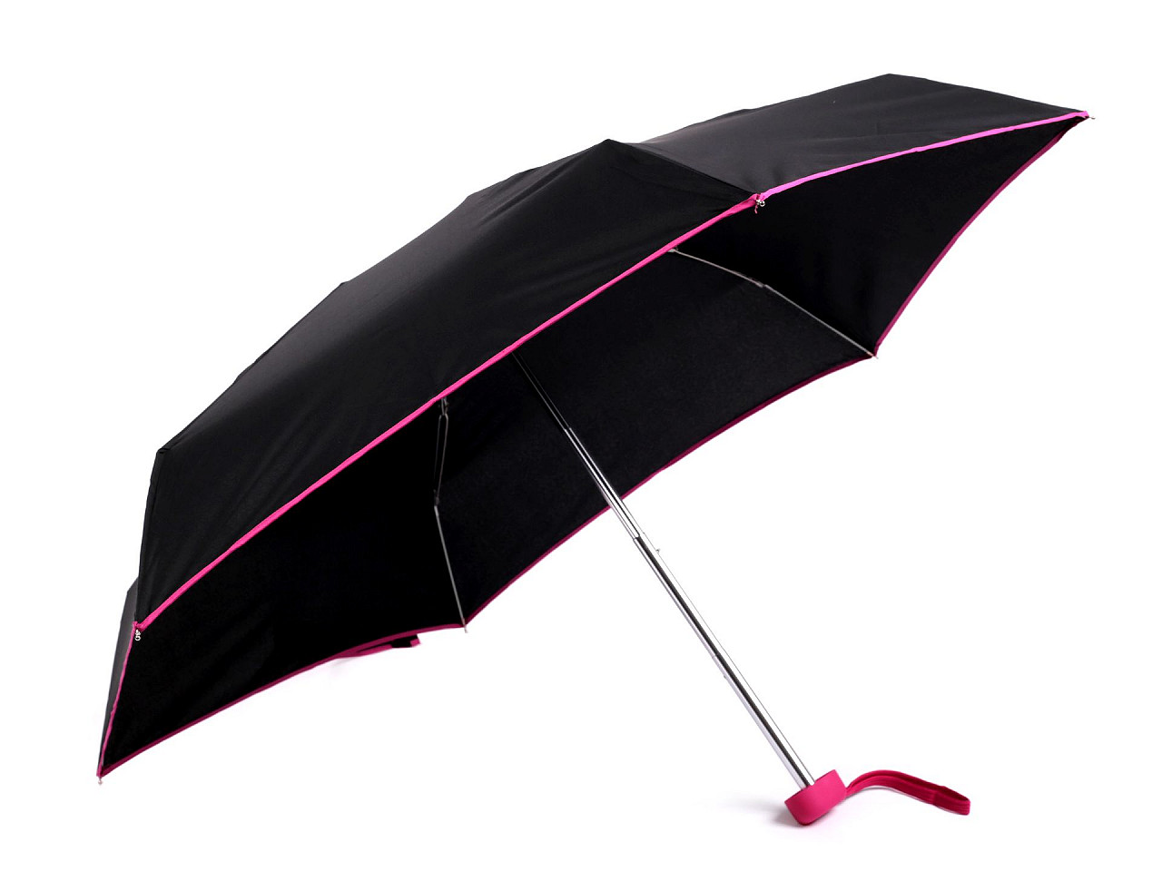 Mini umbrelă pliabilă pentru femei, roz, 1 buc