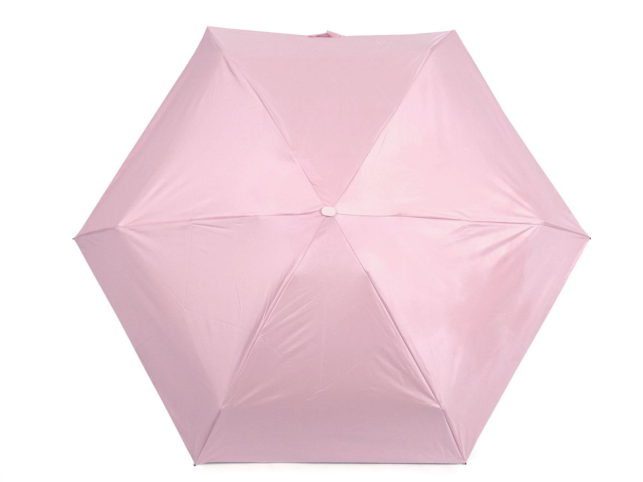 Folding mini umbrella with a solid case, powder, 1 pc