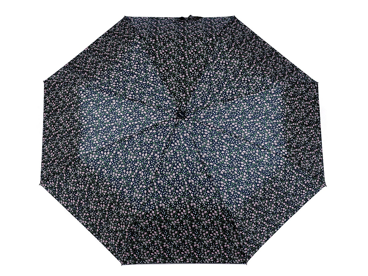 Umbrelă pliabilă pentru femei, albastru închis, 1 buc
