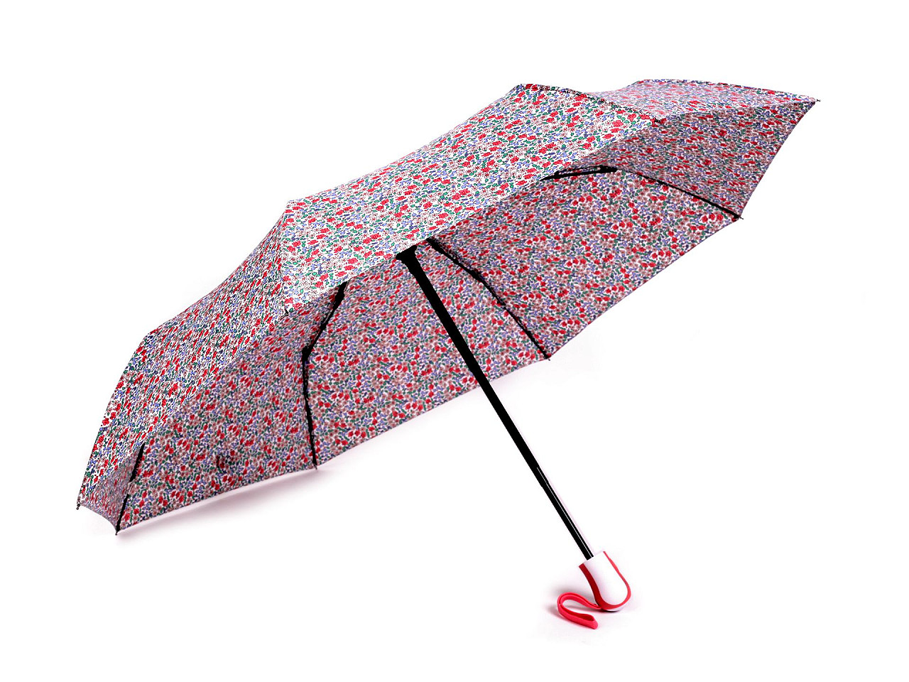 Umbrelă pliabilă pentru femei, neagră, 1 buc