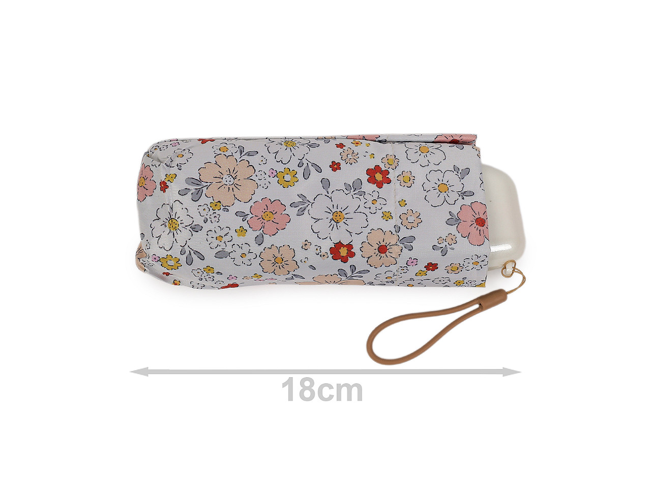 Dámsky mini skladací dáždnik kvety