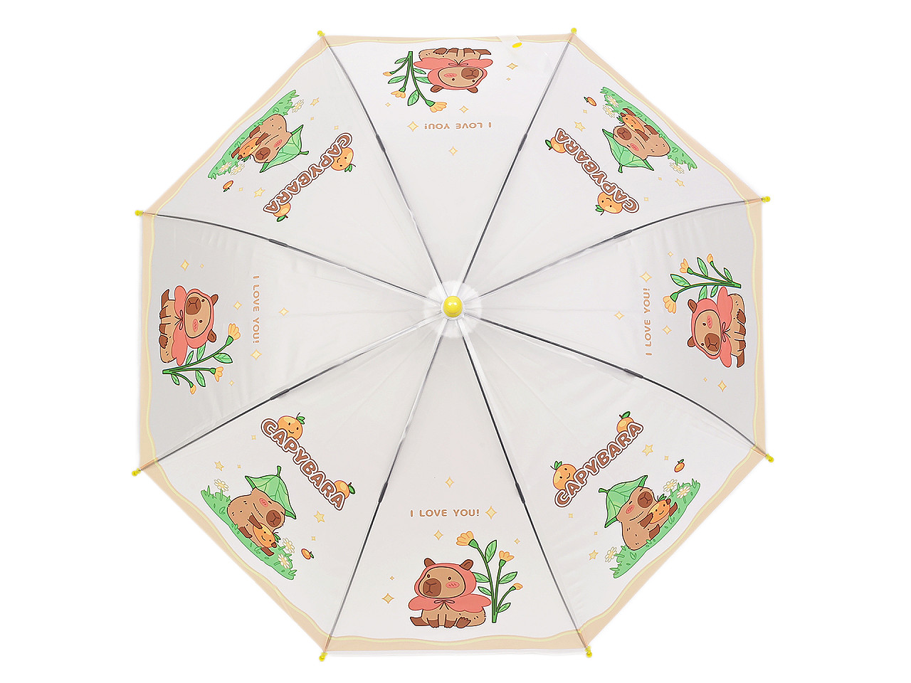 Detský vystreľovací dáždnik kapybara