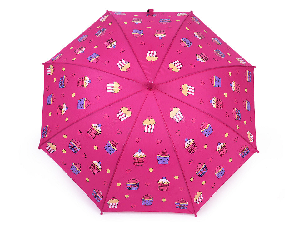 Childrens umbrella magic cupcakes, pink, 1 pc