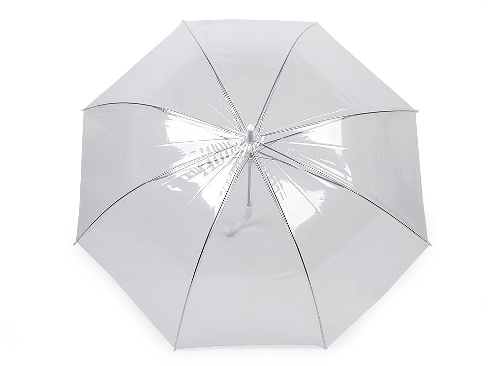 Damen-/Braut-Transparenter Regenschirm mit Auslöser, 1 Stück