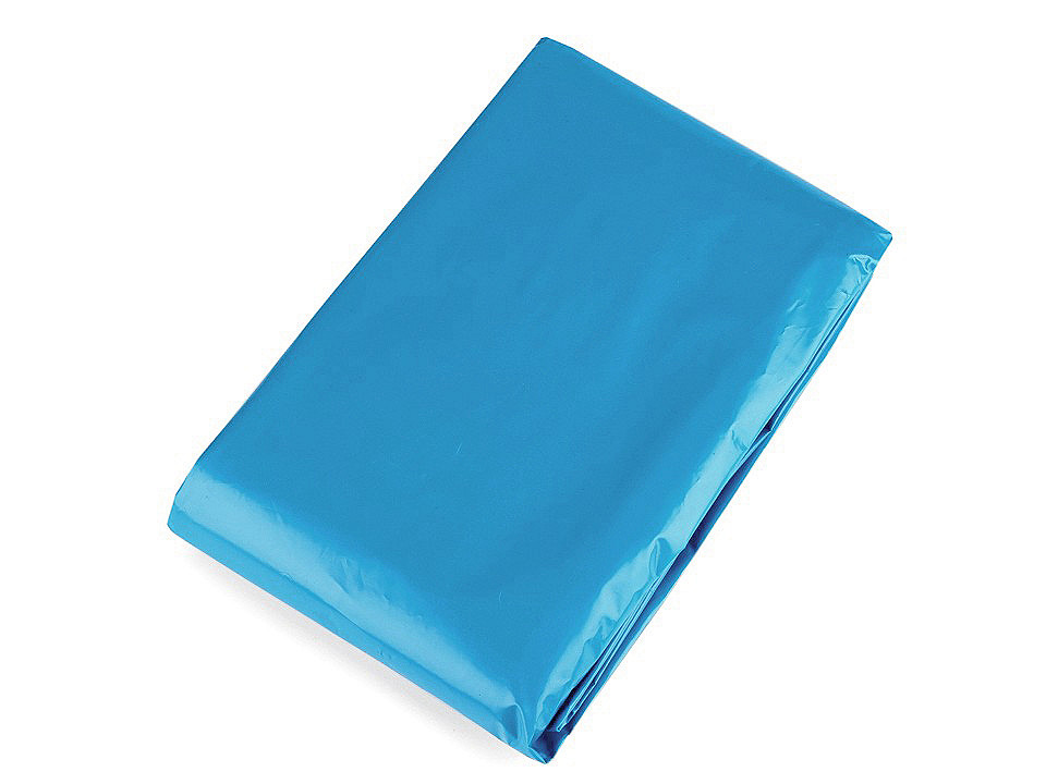 Regenmantel für Erwachsene, Poncho, blau, 1 Stück