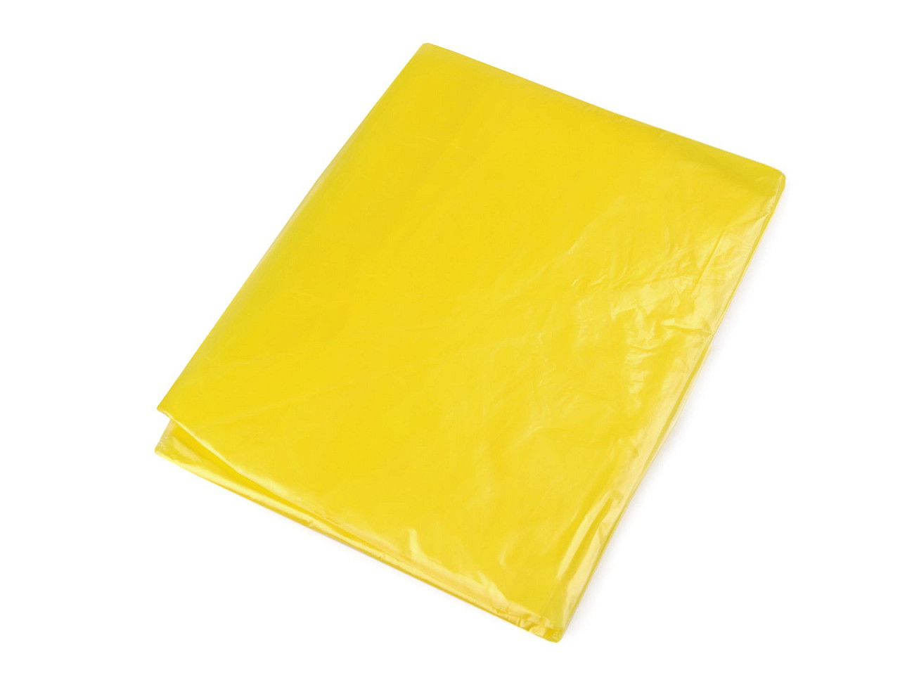 Regenmantel für Erwachsene einfarbig, gelb, 1 Stück