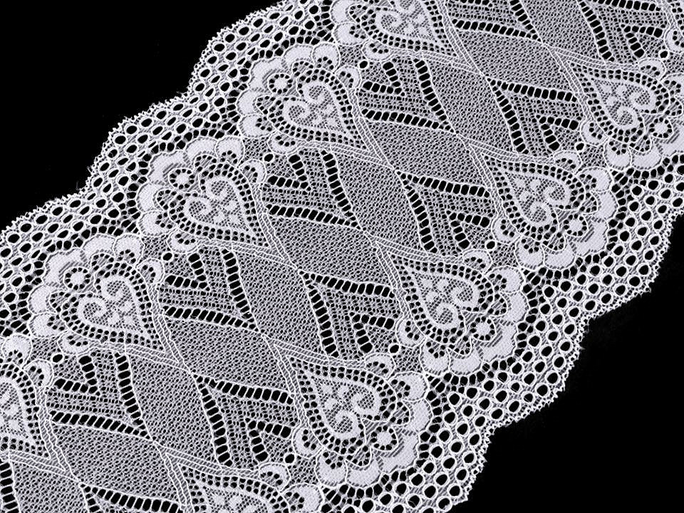 Elastická čipka / vsadka / behúň šírka 18 cm