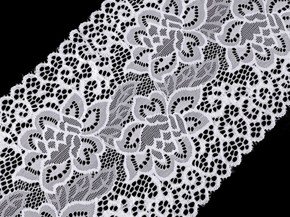Elastická čipka / vsadka / behúň šírka 17,5 cm