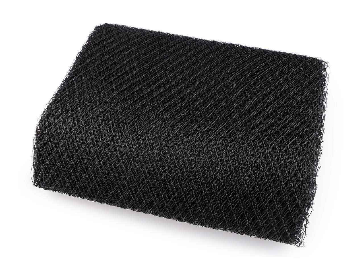 Francouzský závoj šíře 25 cm, střední, 1 bílá