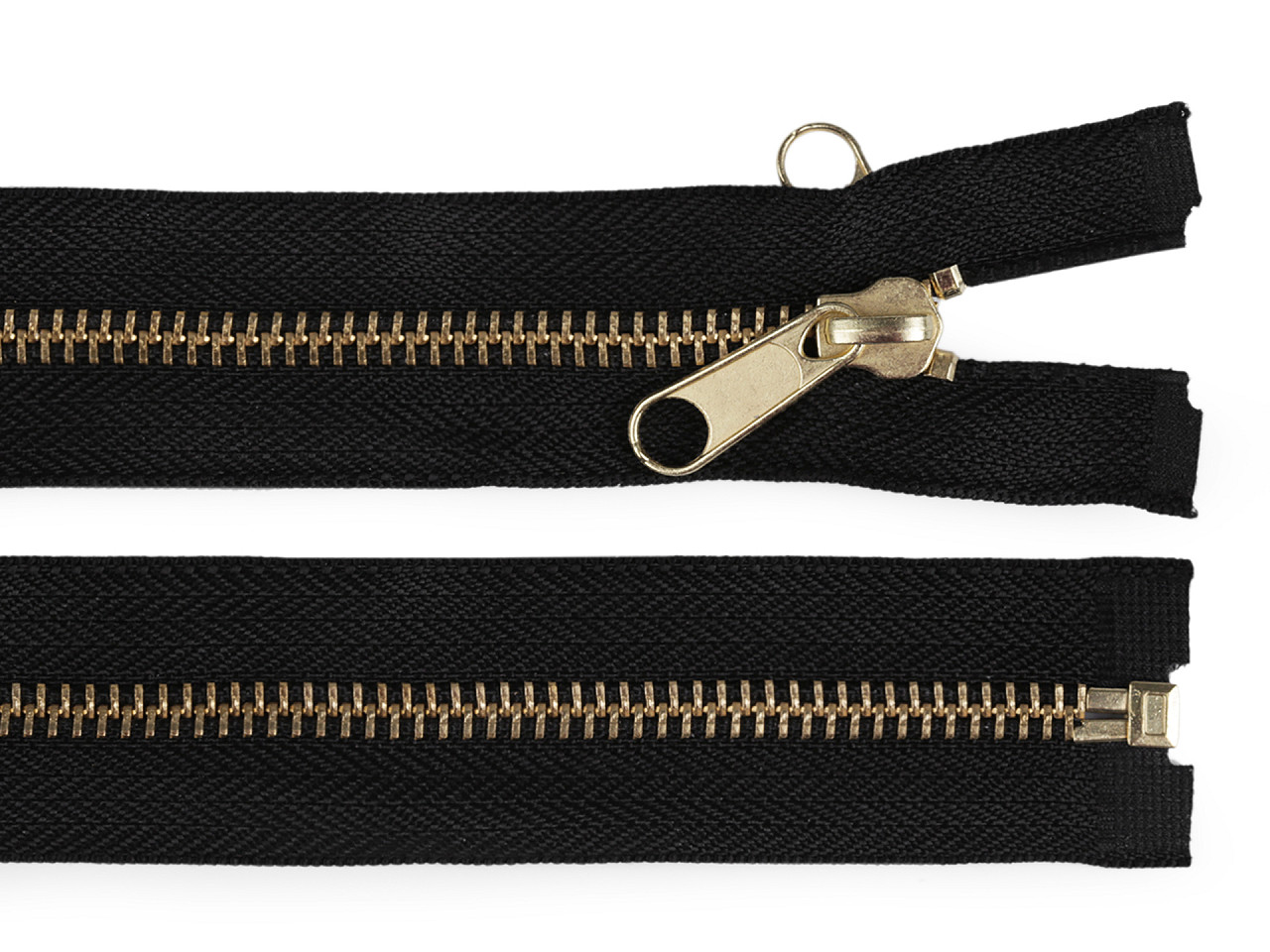Zips stanový mosadzný No 5 s obojstranným jazdcom dĺžka 200 cm