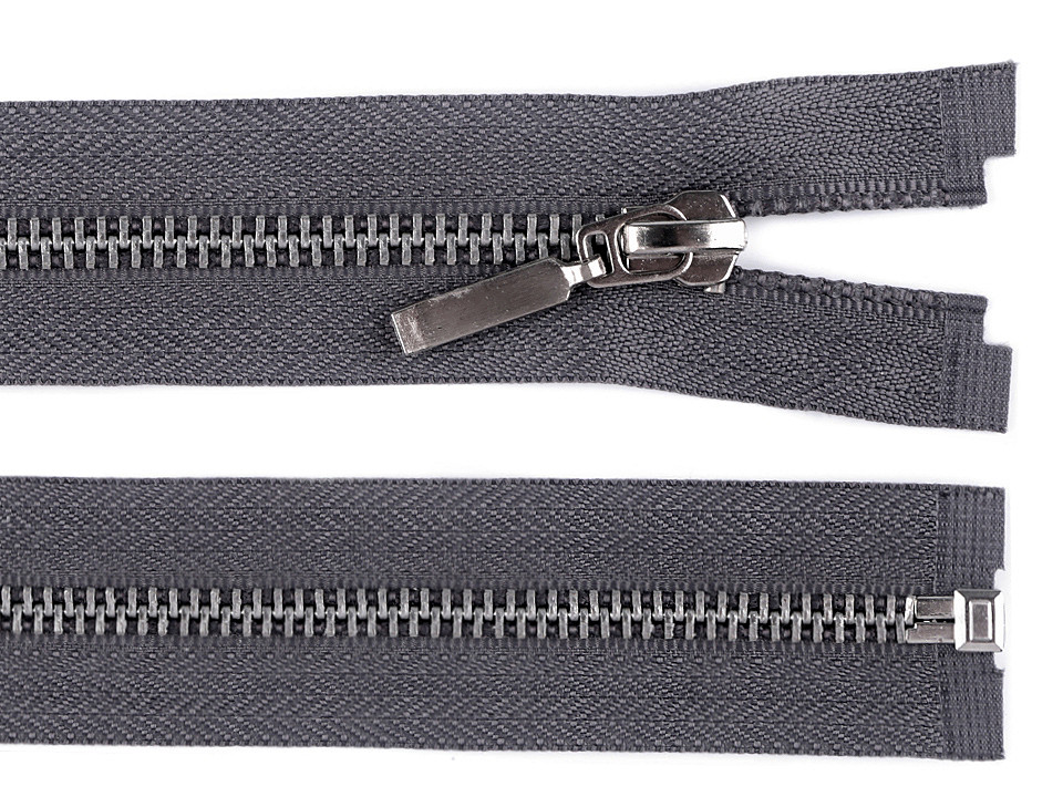 Kovový zips No 5 dĺžka 80 cm