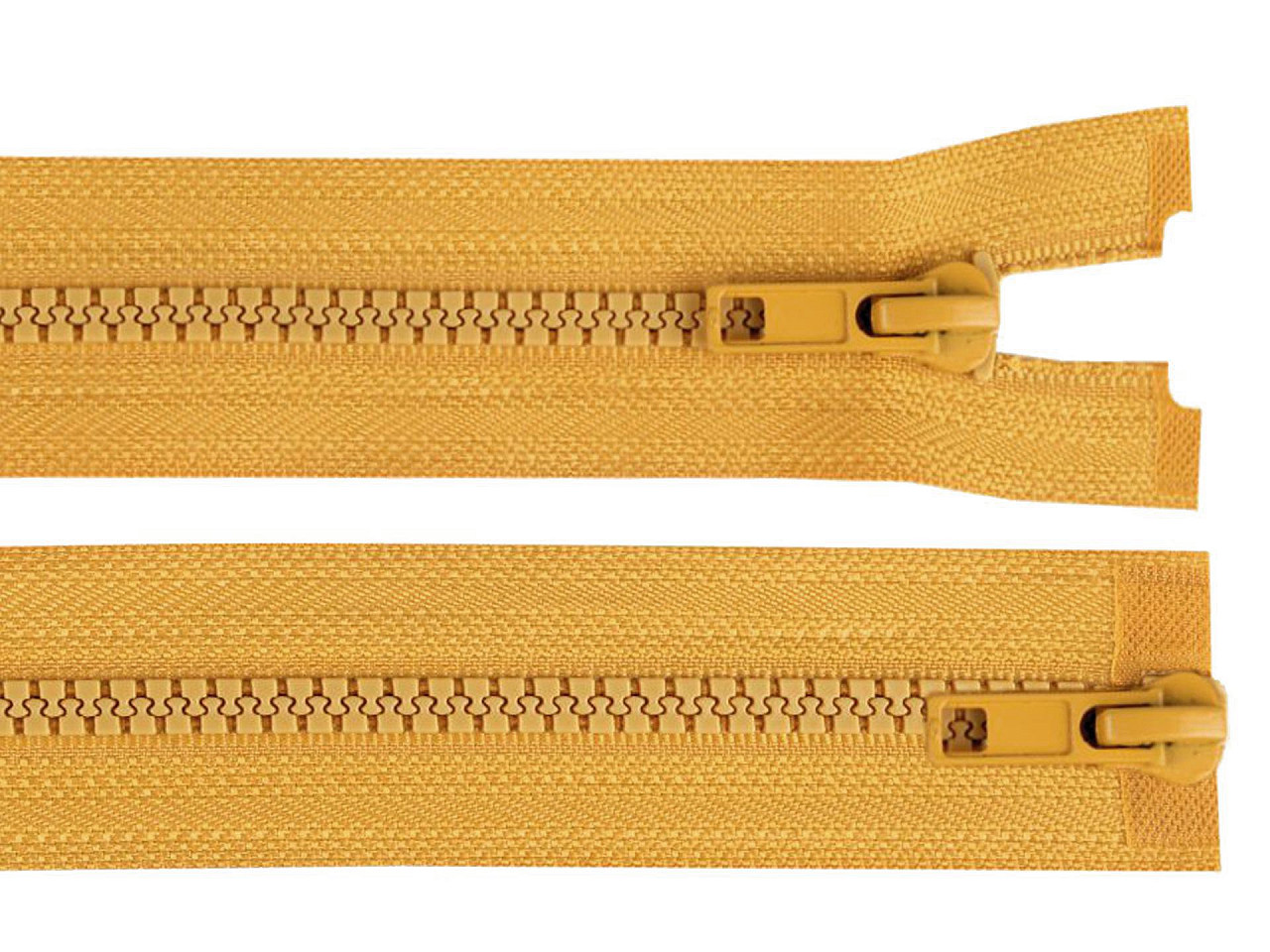 Zips kostený No 5 deliteľný 2 jazdce / dvojcestný 80 cm bundový