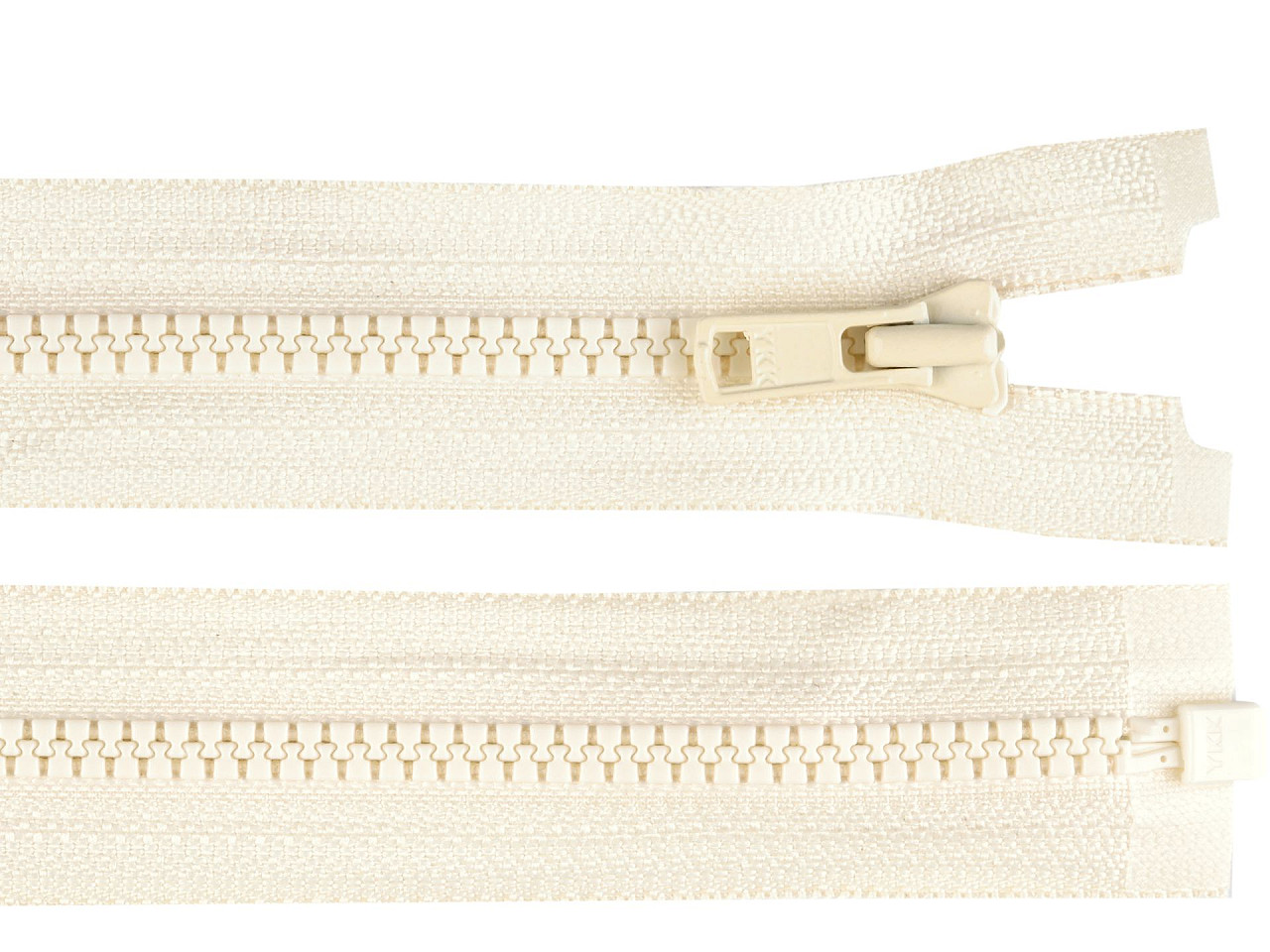 Kostený zips YKK No 3 dĺžka 55 cm
