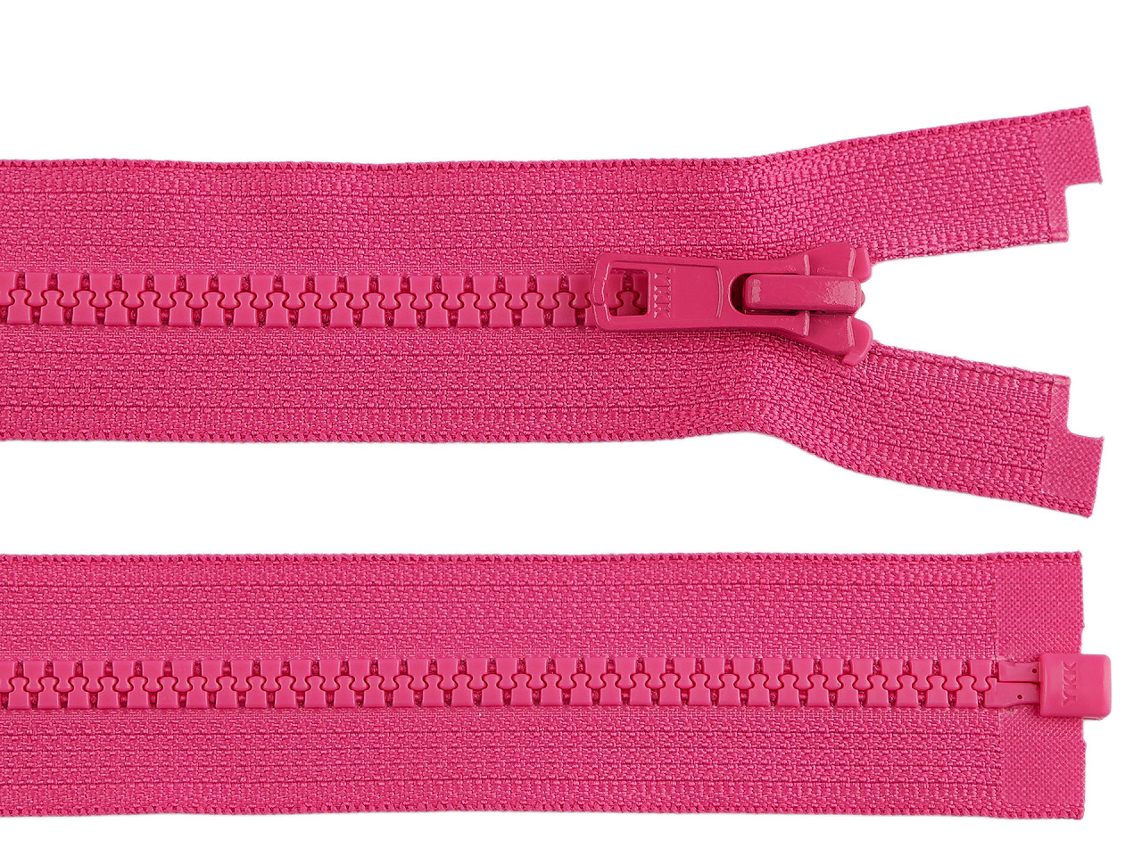 Kostěný zip YKK No 5 délka 65 cm bundový, malé, 573 béžová