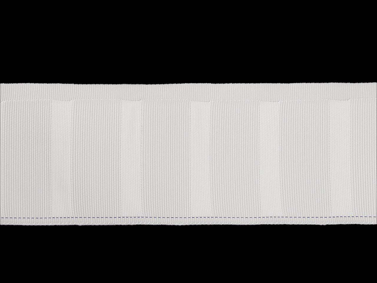 Riasiaca stuha na závesy šírka 75 mm s pútkami na kovové háčiky