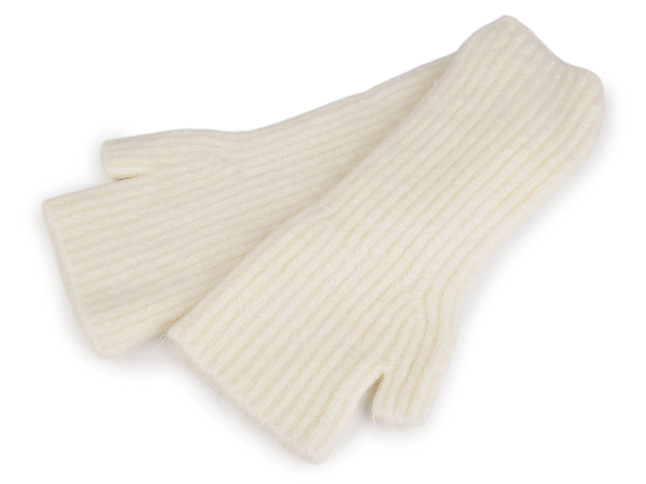 Dámske pletené rukavice bezprsté