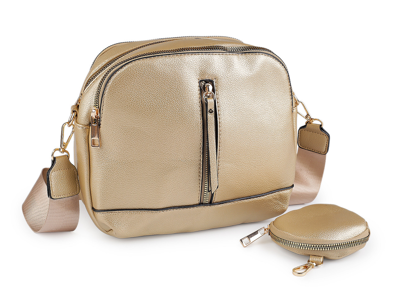 Dámska kabelka s puzdrom 25x21 cm