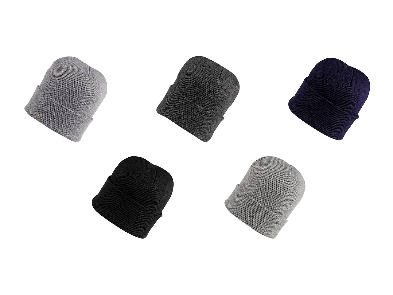 Zimní čepice unisex, malé, 2 šedá