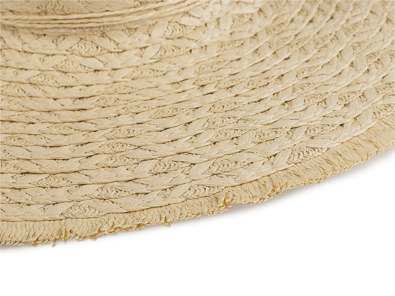 Dámský letní klobouk / slamák, střední, 2 přírodní