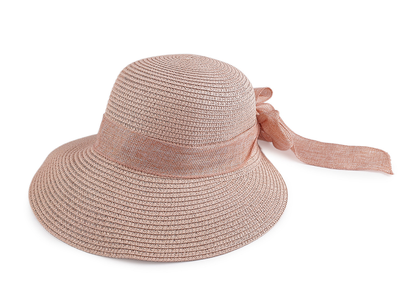 Dámský letní klobouk / slamák, velké, 5 modrá tmavá