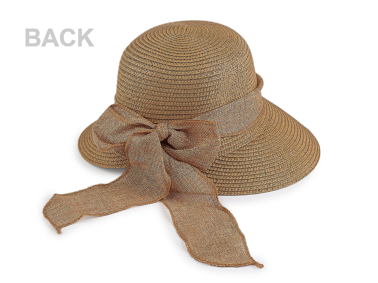 Dámský letní klobouk / slamák, velké, 5 modrá tmavá