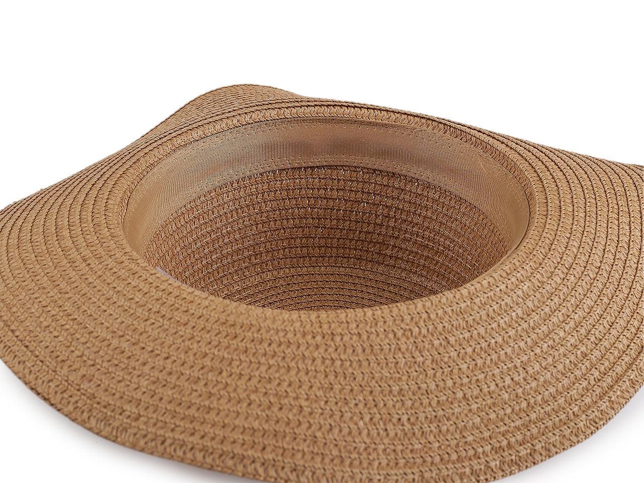 Dámský letní klobouk / slamák k dozdobení, střední, 3 černá