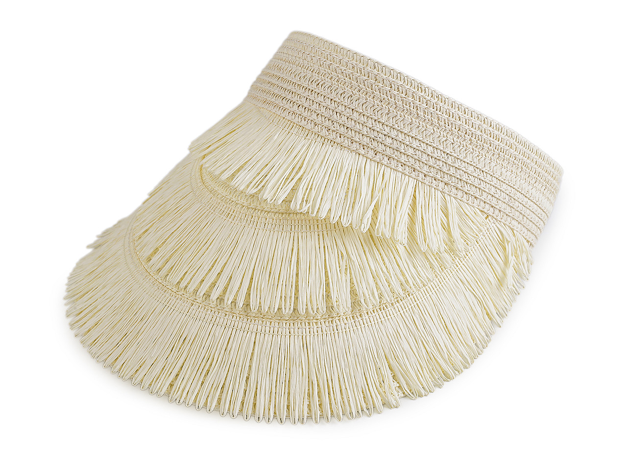 Dámský letní kšilt, velké, 3 pudrová