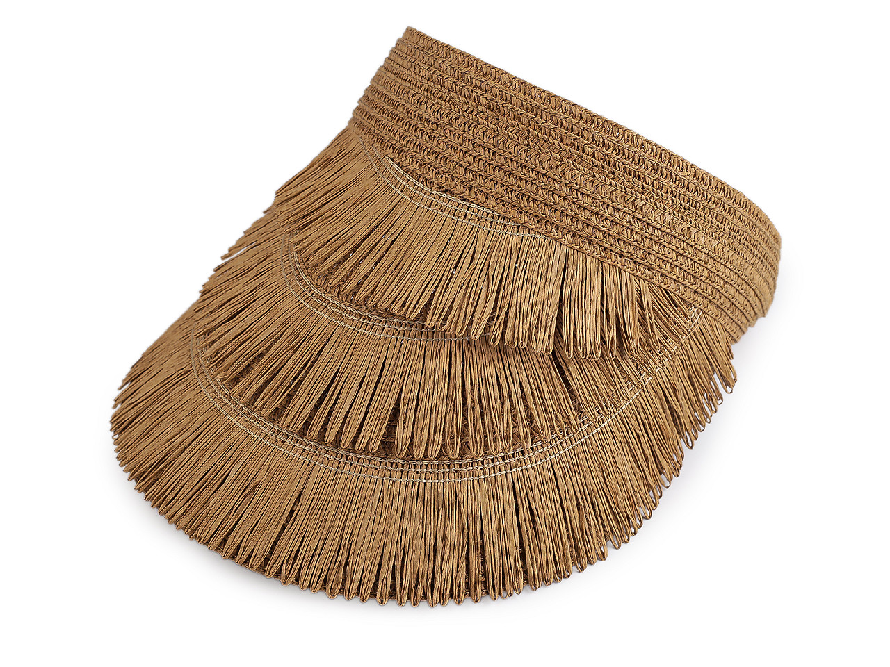 Dámský letní kšilt, velké, 3 pudrová