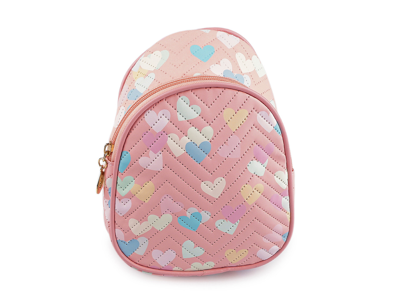 Dětský batoh crossbody 16x21 cm, velké, 1 růžová sv.