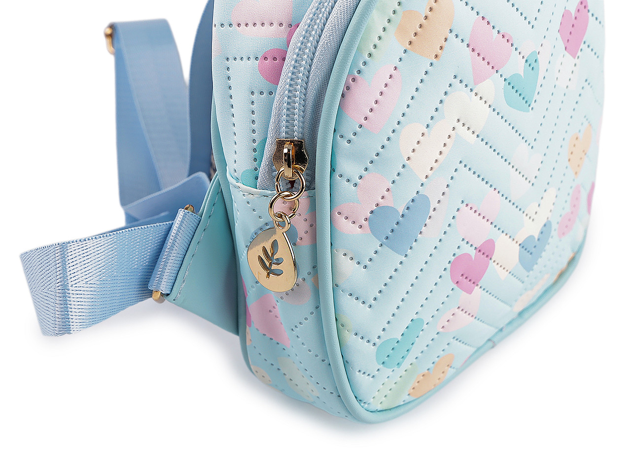 Dětský batoh crossbody 16x21 cm, velké, 1 růžová sv.