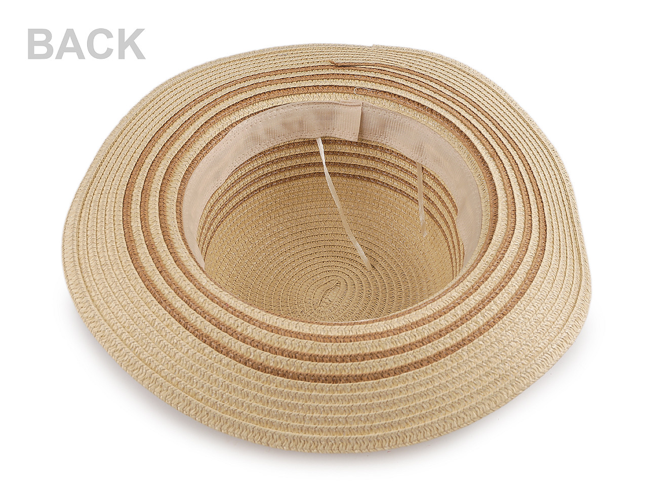 Dámský letní klobouk / slamák a taška sada, střední, 1 přírodní