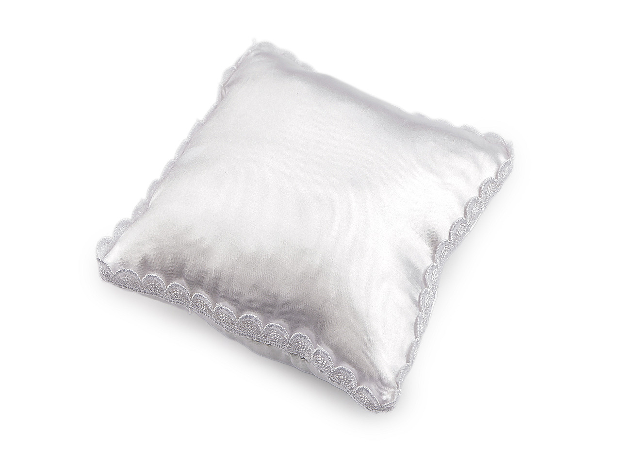 Vankúšik na svadobné prstienky 16x16 cm