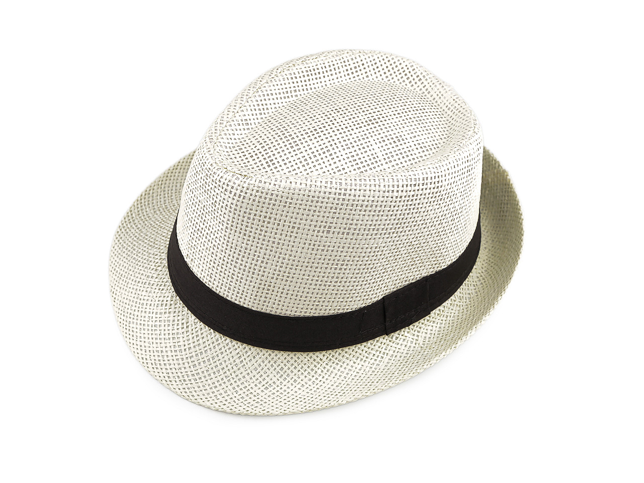 Letní klobouk / slamák unisex, velké, 1 bílá
