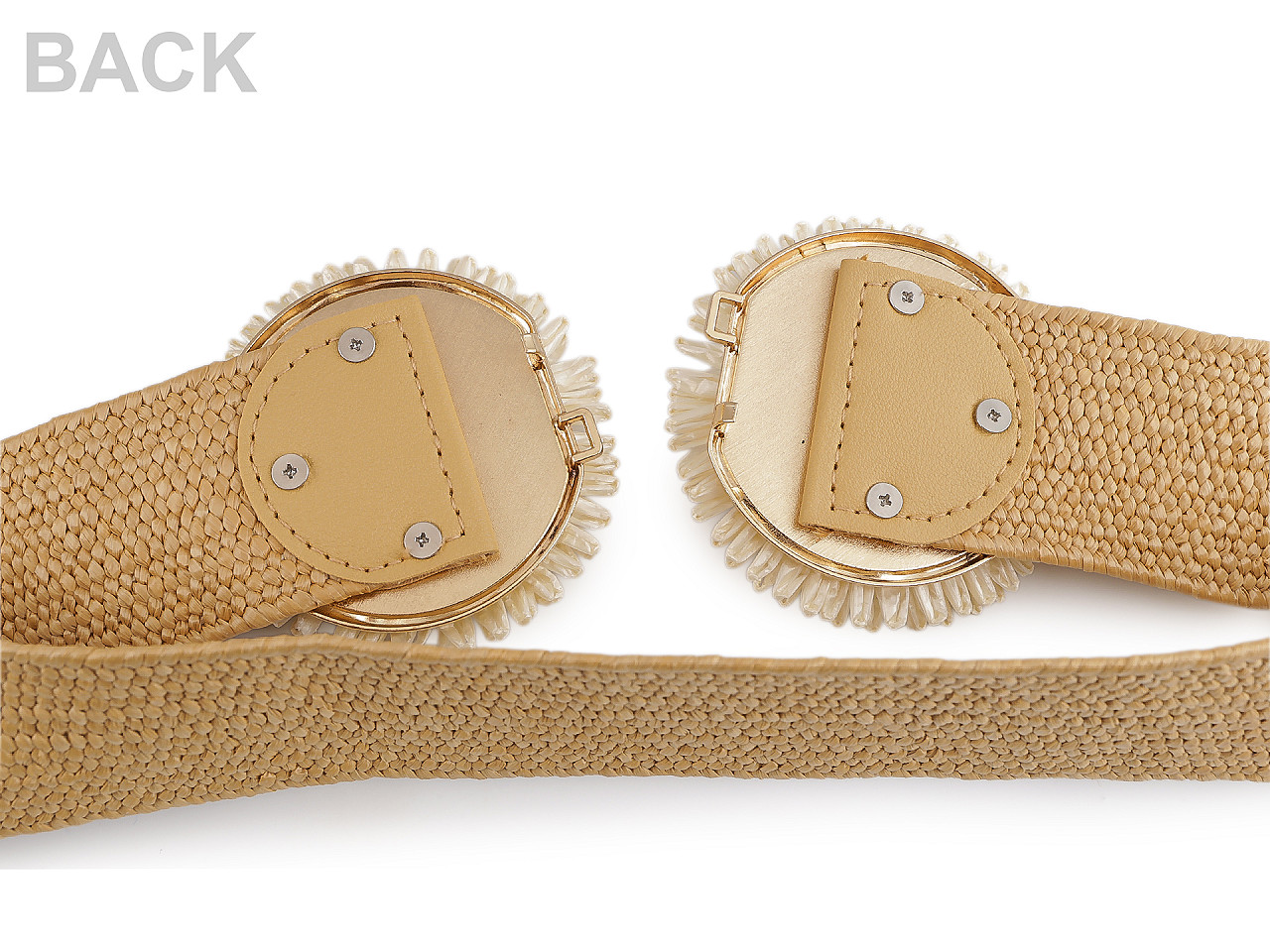 Dámský pásek pružný šíře 4,8 cm květy, velké, 3 černá