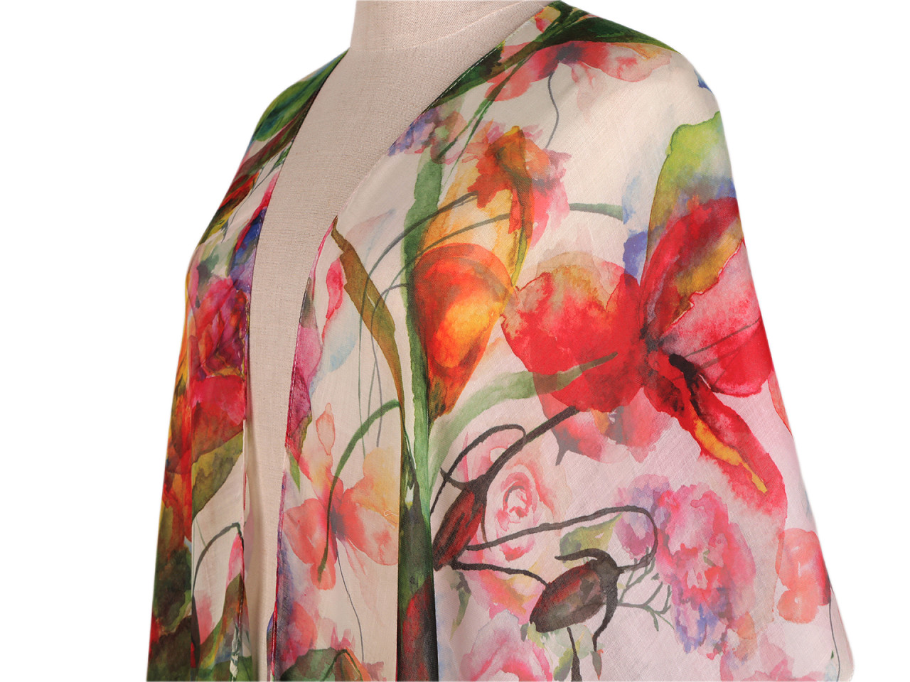 Plážové kimono na plavky, velké, 3 multikolor