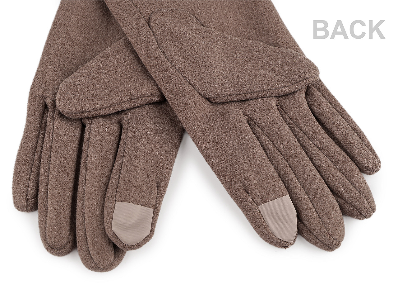 Rukavice přechodní dotykové unisex, malé, 2 šedá