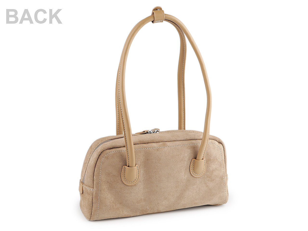 Kabelka imitace broušené kůže 31x18 cm, velké, 5 černá