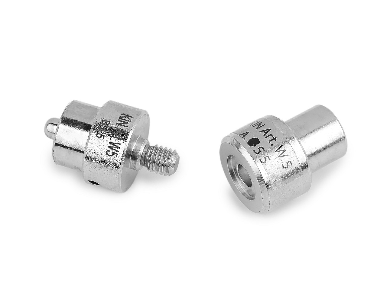 Piston k nýtování průchodek vnitřní Ø5,5 a 7 mm, střední, 1 (5,5x5 mm) stříbrná