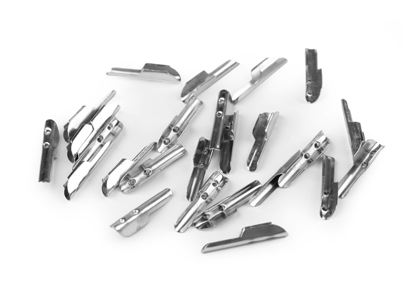 Kovová koncovka na výrobu uší na papierové tašky 4x19 mm