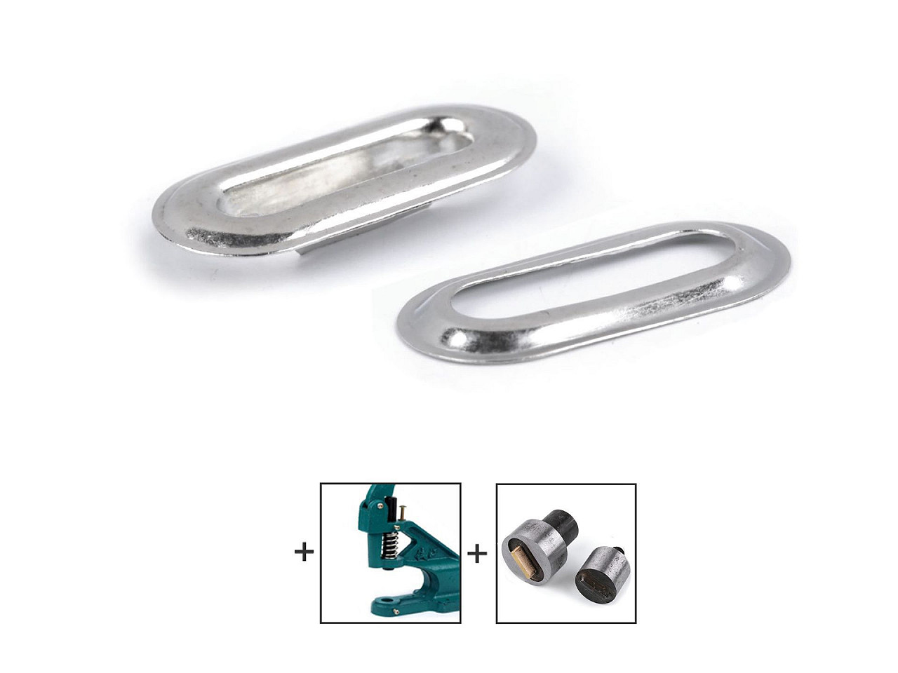 Priechodka s podložkou ovál 4x16 mm