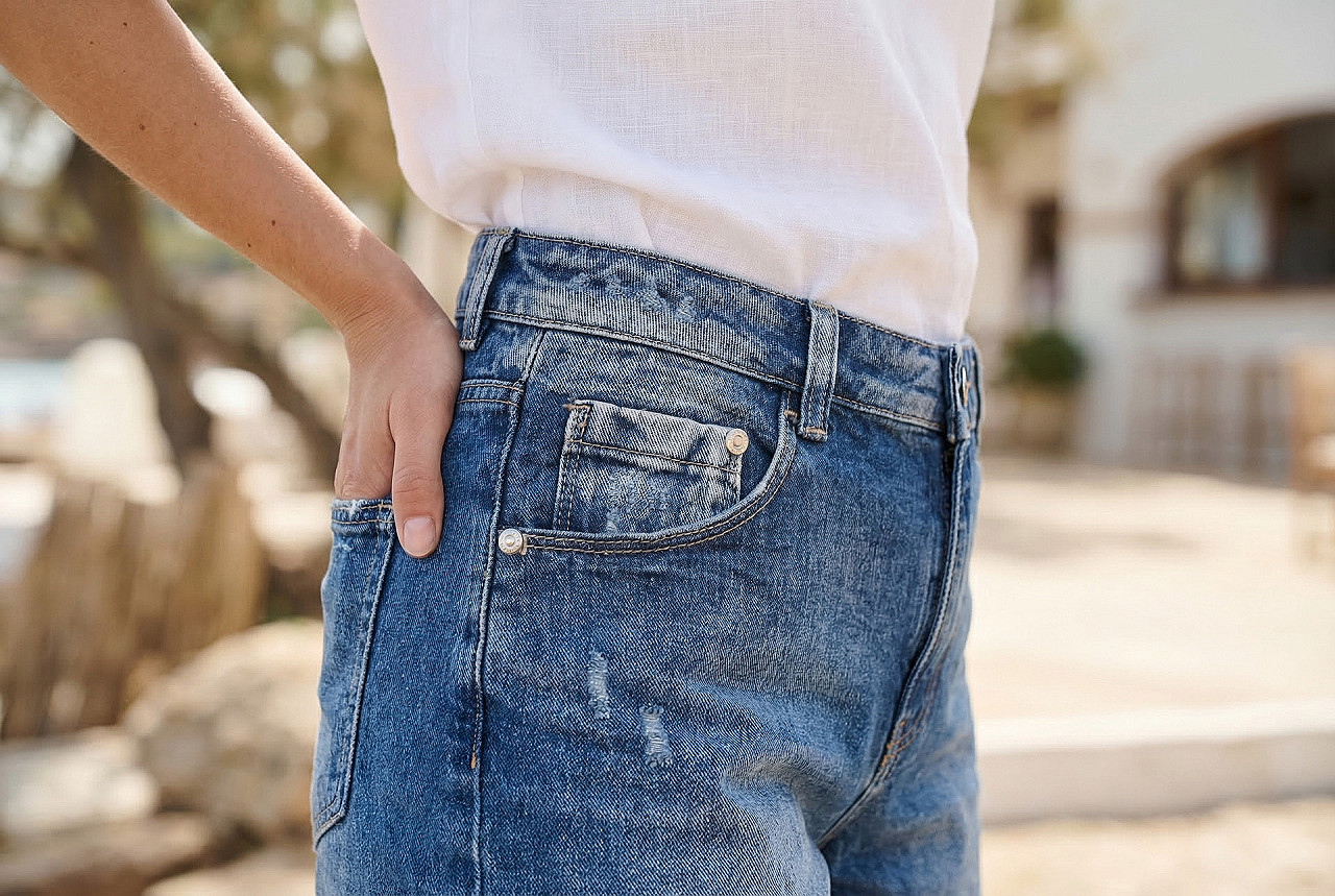 Kalhotový / riflový ozdobný nýt kloboučkový Ø9 mm, střední, 3 nikl černý