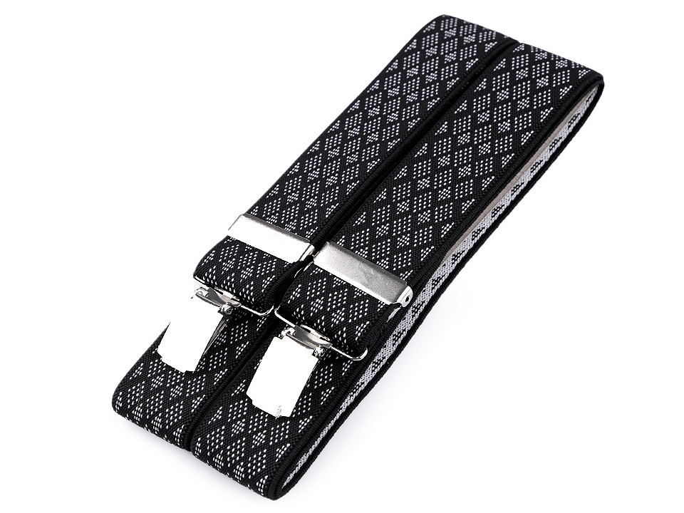 Braces width 3.5 cm length 120 cm, black, 1 pc